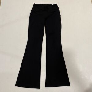 PINK Active Flare Yoga Pants Black Women’s Size M High Waist Stretch